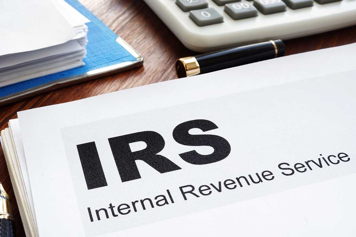debt-with-the-irs papers showing debt with the irs